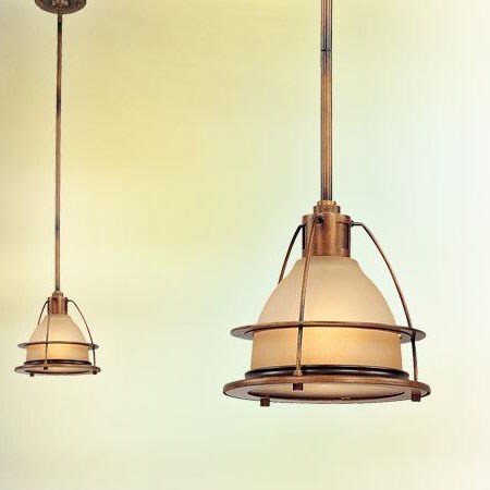 Troy One Light Sunset Bronze Down Pendant FF2057SBZ